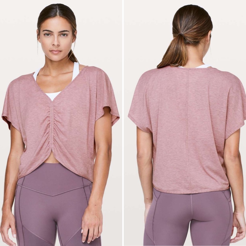 lululemon athletica Pink Short Sleeve Tee